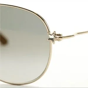 Brand New Jimmy Choo SANSA/S Aviator Gold Sunglasses with Case and Lens Cloth! Jimmy Choo | Accessories | Brand New Jimmy Choo Sansas  main image 2